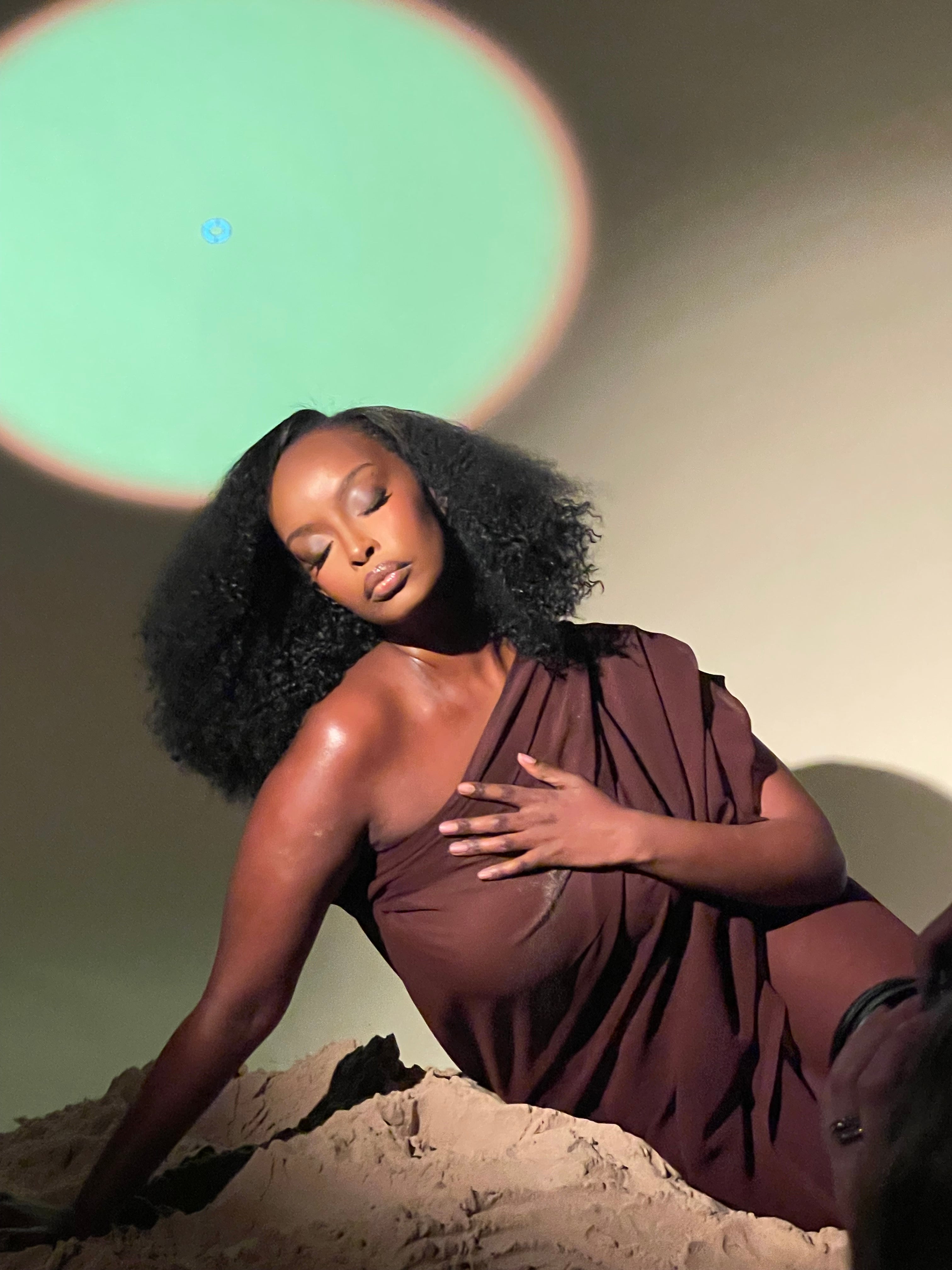 18" 4A Loose Coily U-Part Wig Jet Black