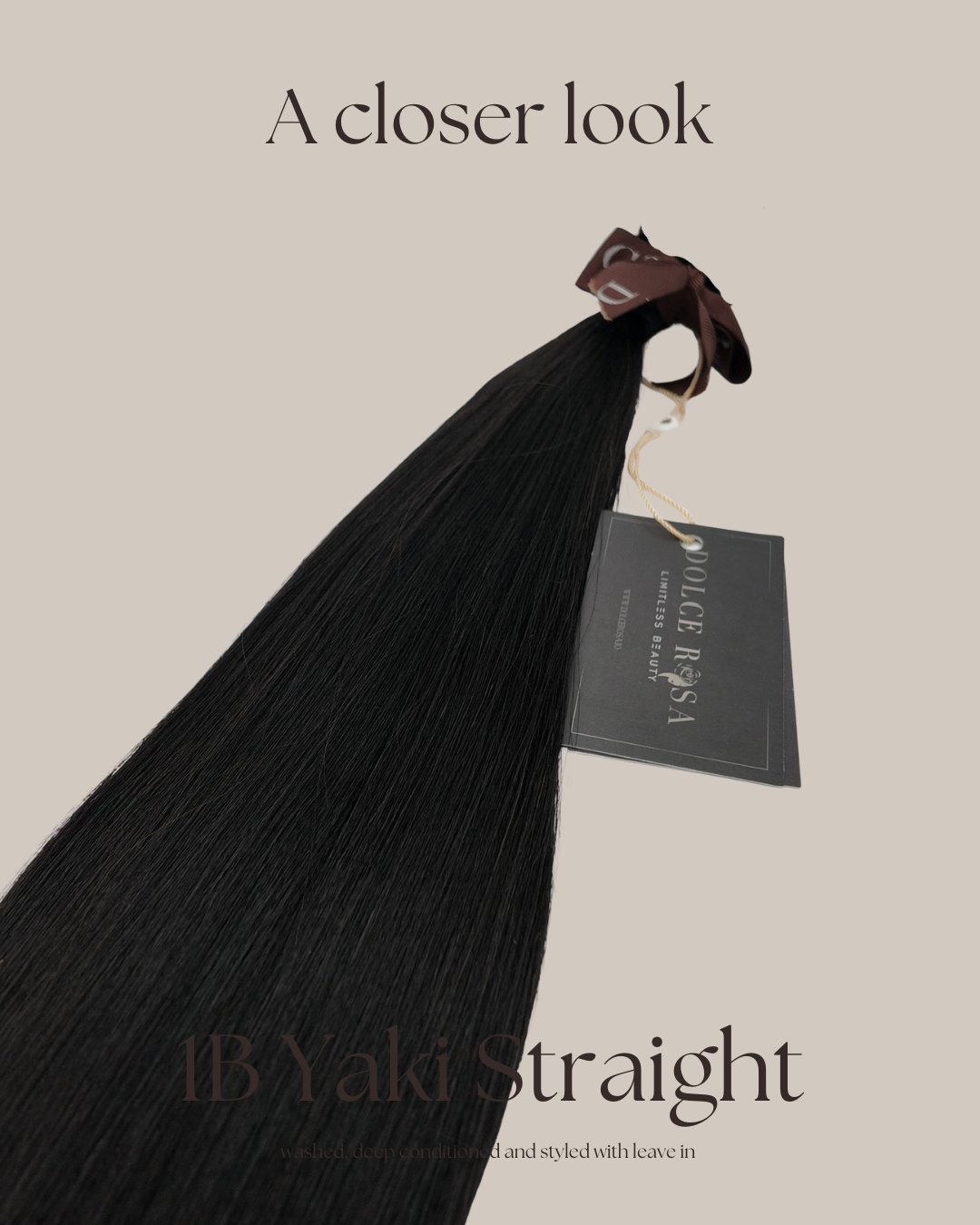 1A, 1B, 1C  - Virgin Indian Keratin Tip extensions ready to ship