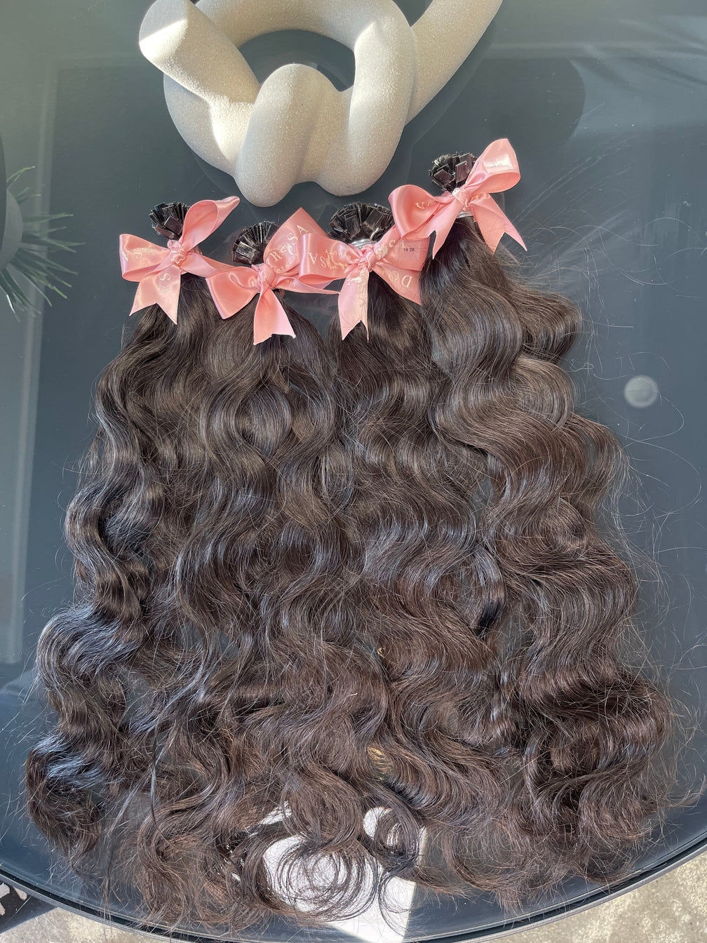 2A, 2B, 2C  - Virgin Indian Keratin Tip extensions ready to ship