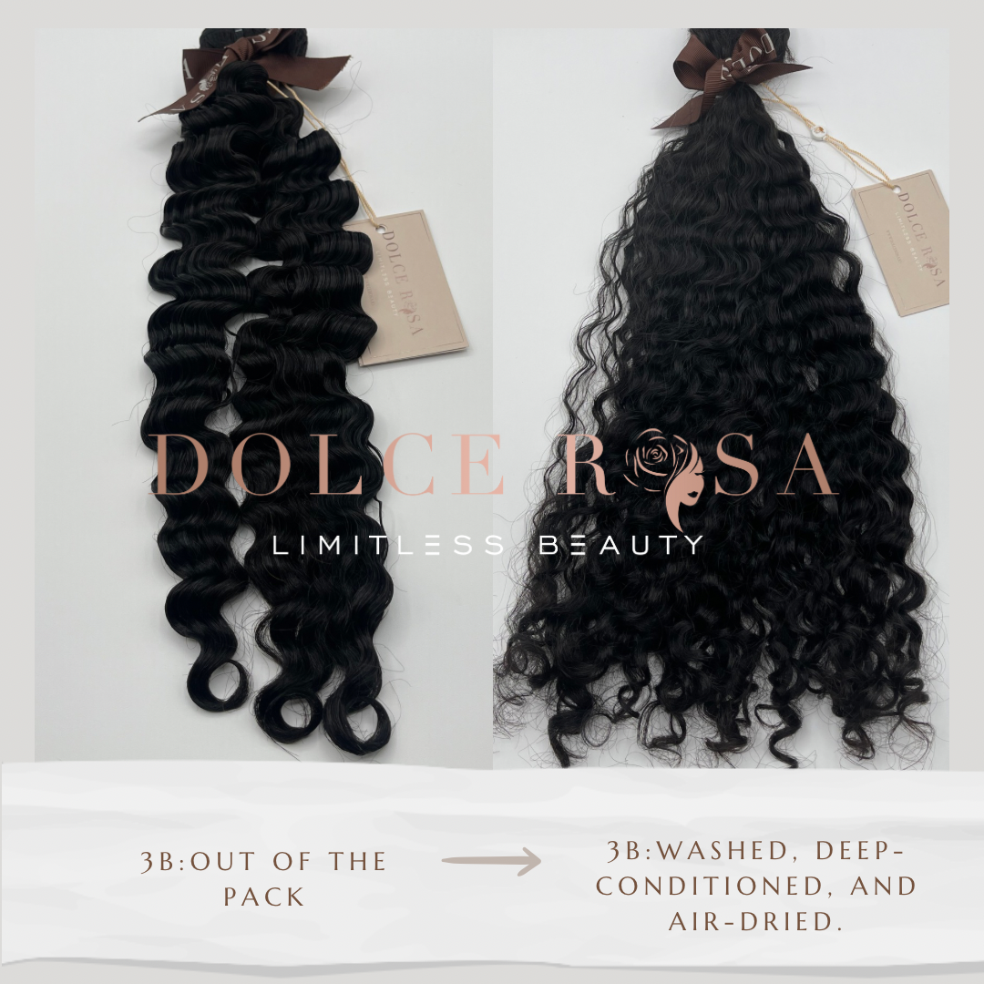 3A, 3B, 3C  - Virgin Indian Clip In extensions ready to ship